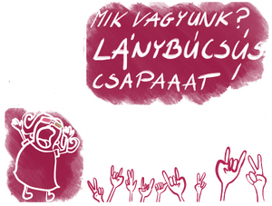 Menő lánybúcsús minta